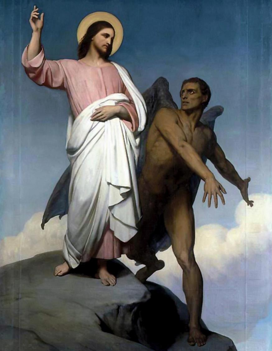 De confrontatie met de bekoorder, Ary Scheffer, 1848-1854 © Image