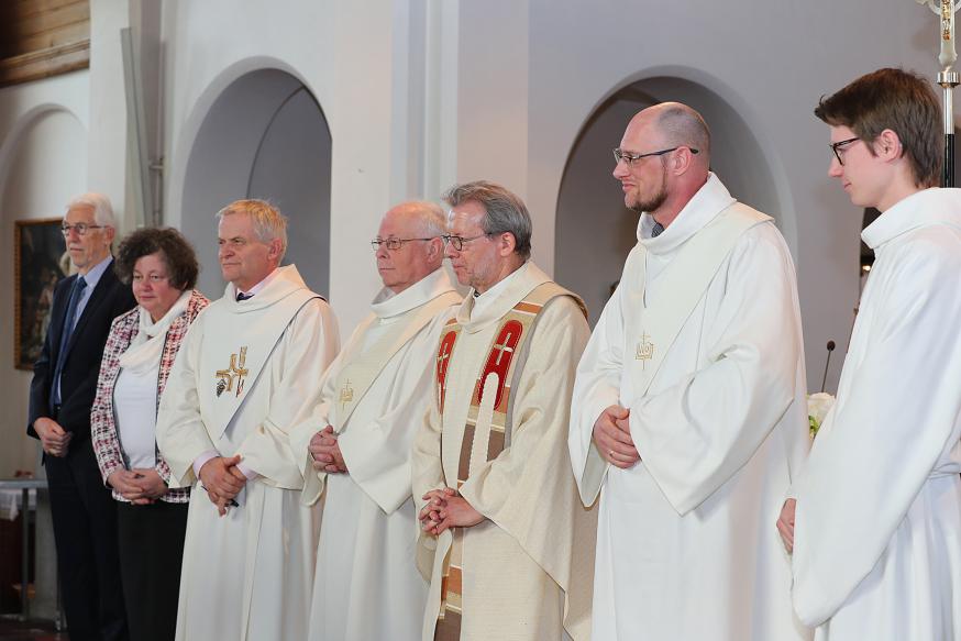 Het team van de Pastorale Eenheid in 2019 