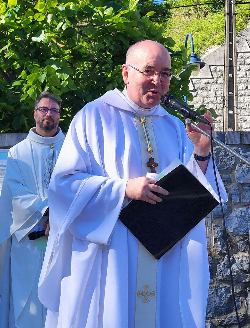 Joël Rochette, rector van het heiligdom en vicaris-generaal van het bisdom Namen 