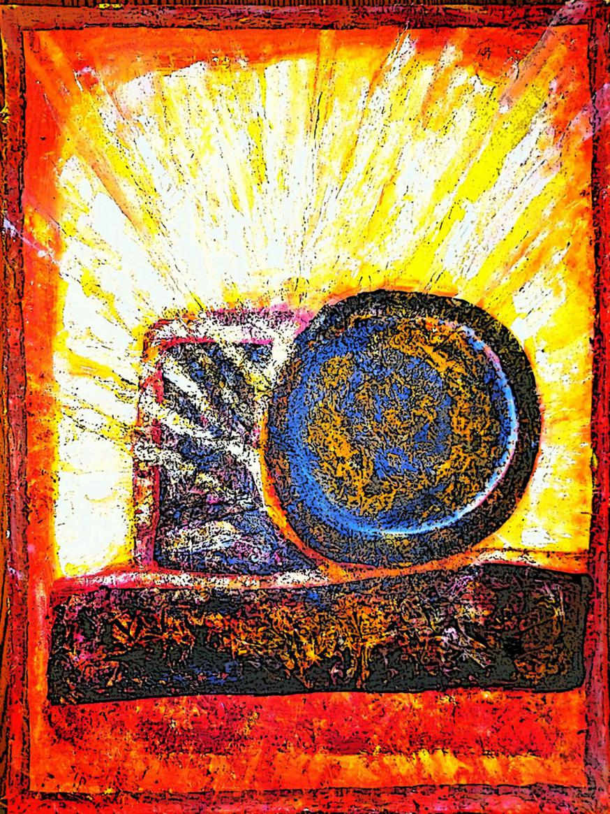 Verrijzenis – Explosie van licht © B. Heinen, Image