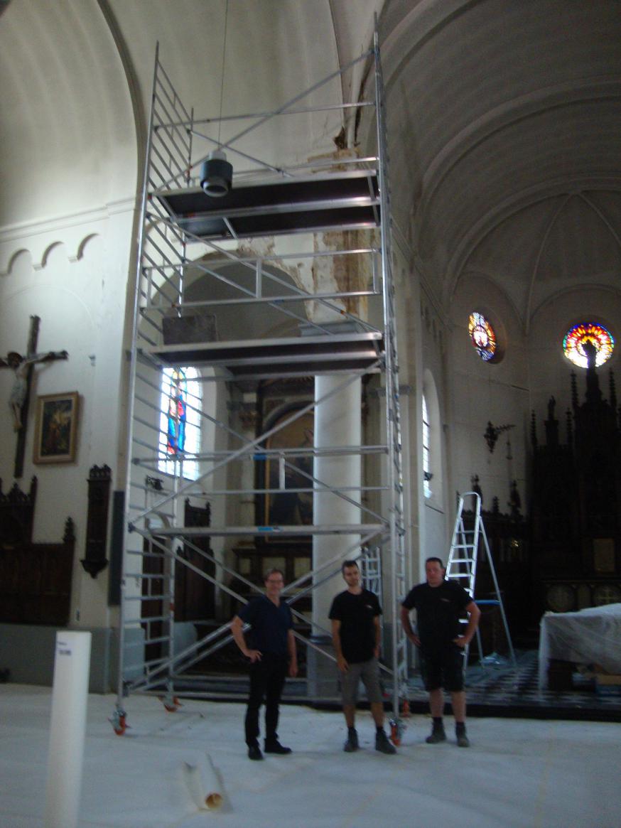 Restauratie Gertrudiskerk © J. Follet