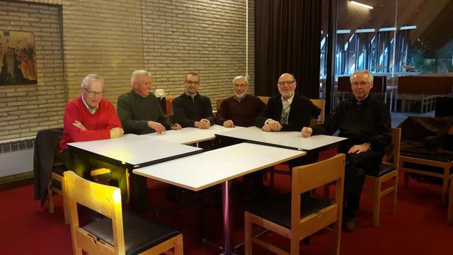 Een deel van de 'sleurdersploeg' van de Sint-Pieterskerk
