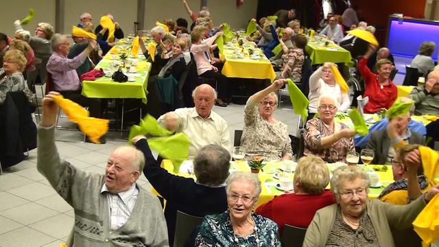 De sfeer was prima op het paasfeest van Ziekenzorg