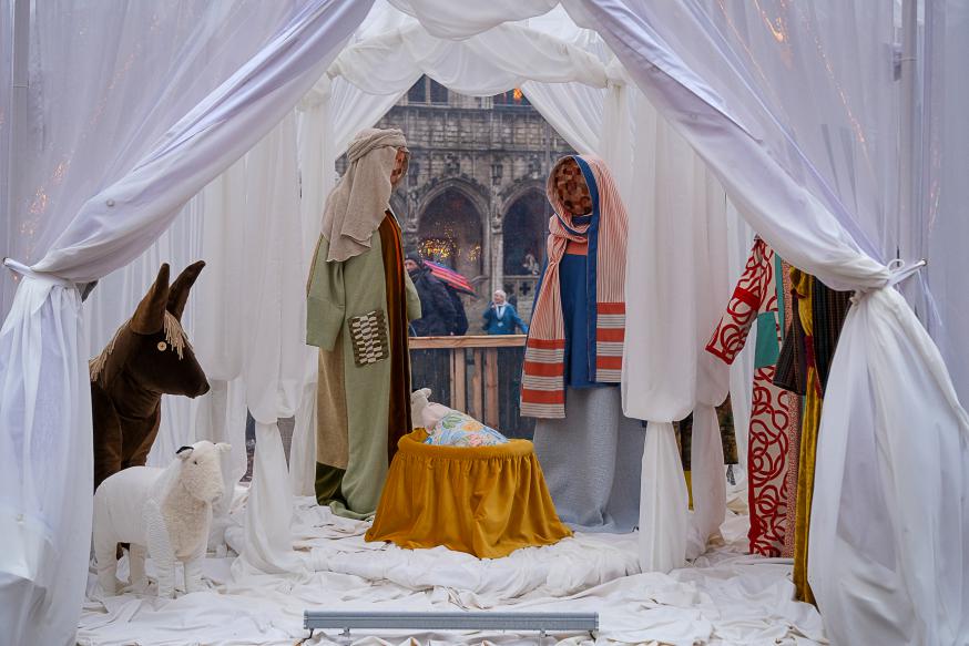 Kerststal Brussel 2025 © Otheo