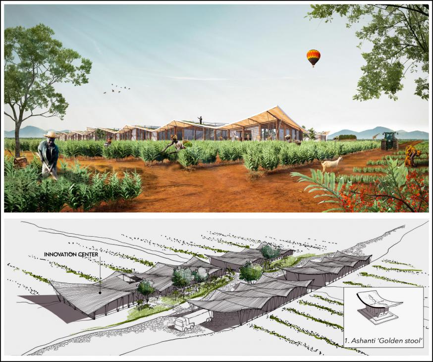 Innovatieve boerderij Ghana 