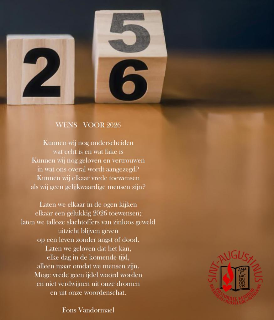 Wens voor 2026 