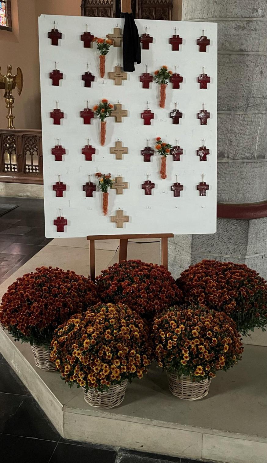 Viering Allerheiligen in de Sint-Amanduskerk te Beernem 