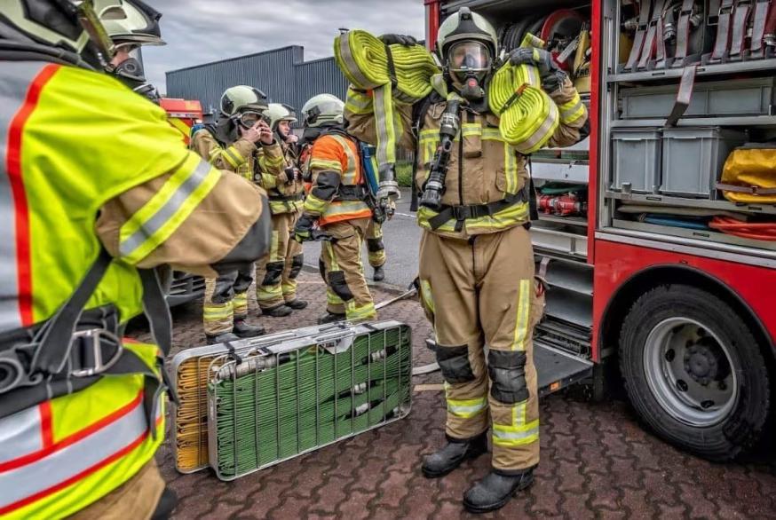 Ruben in actie © Kerk in Zwevegem / Communicatie / Barbara 2020 Brandweer Zwevegem