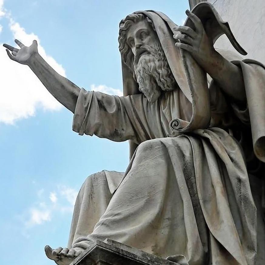 Profeet Ezechiël (Chelli) - Sint-Pietersbasiliek Rome. © RR