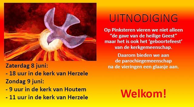 Uitnodiging Pinksteren © Herbert Vandersmissen