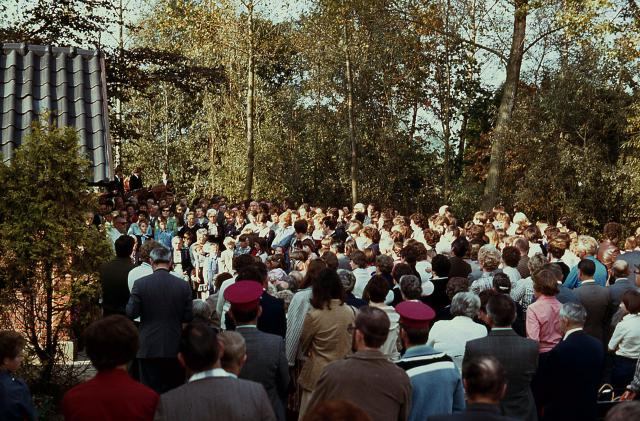 Inhuldiging na restauratie in  1978. 