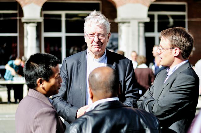 Mgr. Luc Van Looy wenst ons een gelukkig nieuwjaar toe © Rune Vanbrabant 