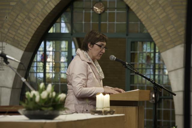 Lectoren hebben hun eigen belangrijk aandeel in de liturgie: zij spreken namens God én zij spreken namens ons. © Danny Collewaert