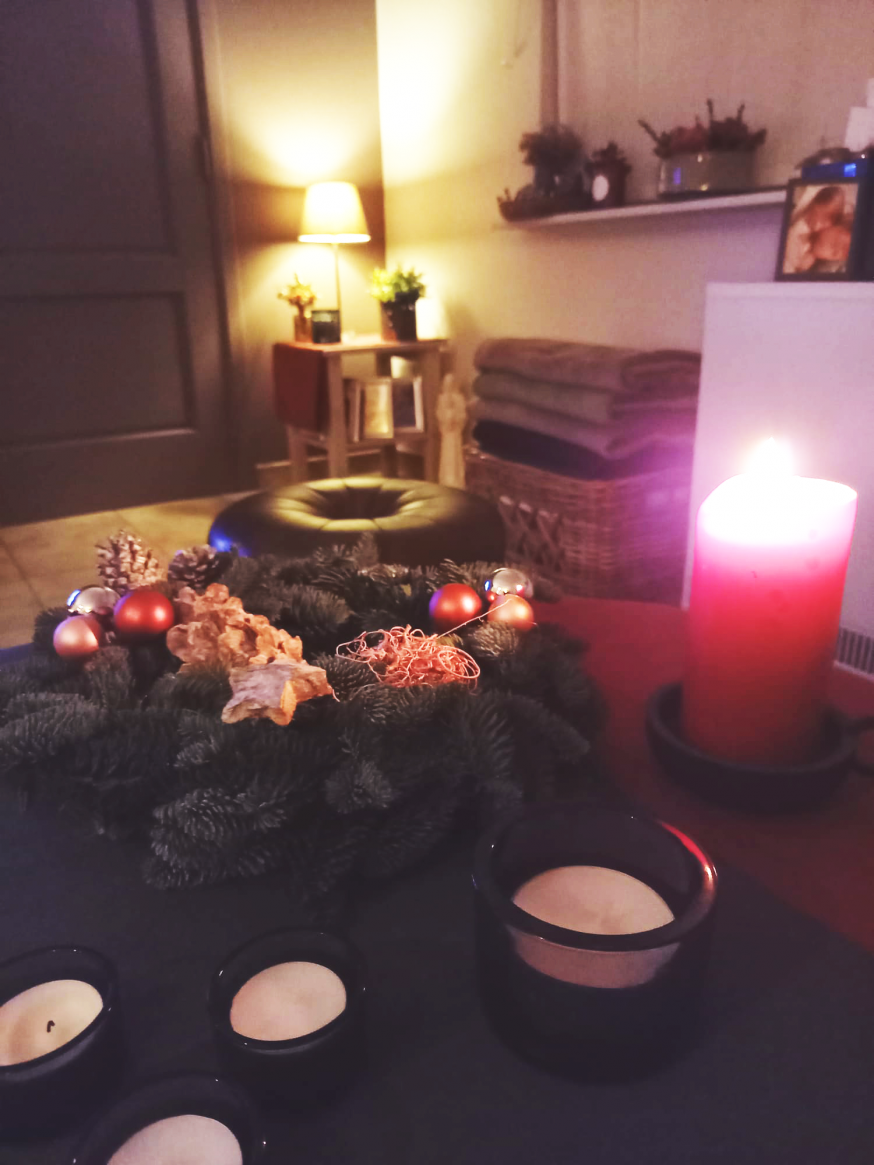 Adventskaars onderweg © Martine Verschelden