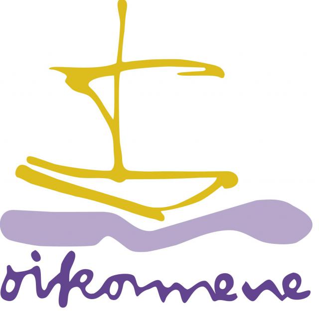 Het logo van de oecumenische beweging. 