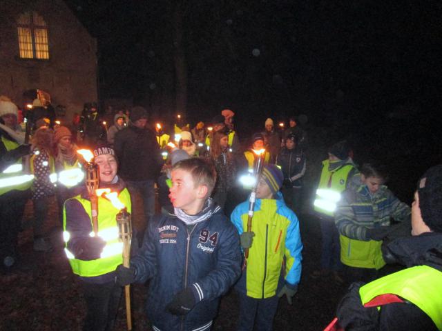 Fakkeltocht vormelingen Eksaarde 