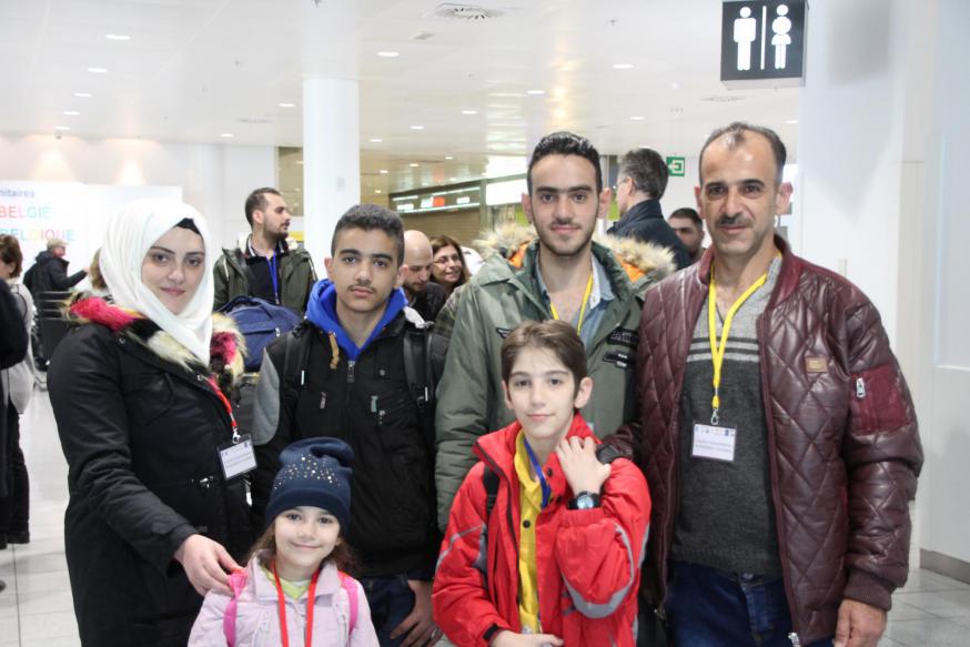 Achteraan staat (v.l.n.r.) Merem, Hassan, Hussein, Madhat, vooraan staan Liin en Mohamad. 