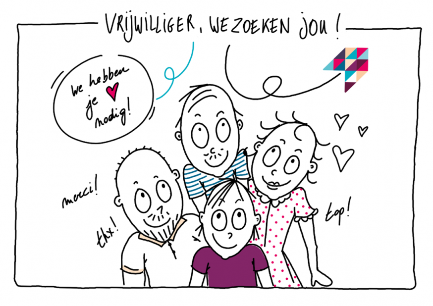 Dank u wel, vrijwilliger! 