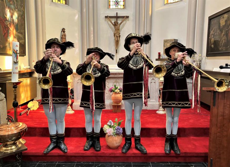 Het Thebaans ensemble Intrada uit Brugge 