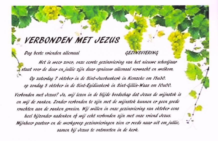 Gezinsviering oktober 2023 H. Helena 