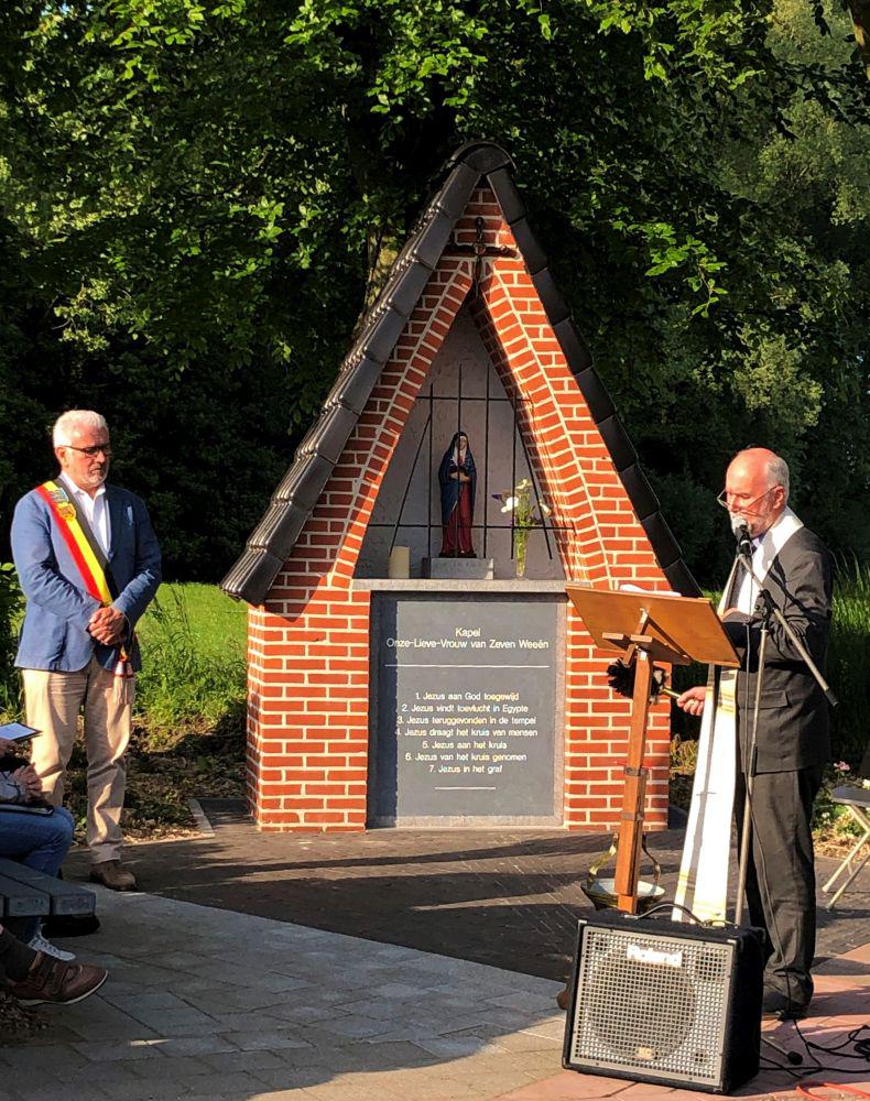 De fraai herstelde kapel in de Kerkwijk 