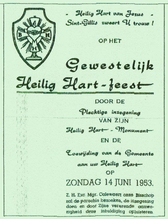 Gewestelijk H. Hart feest 1953 