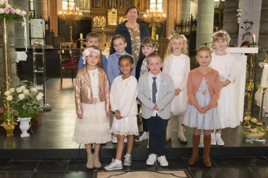 De kindjes uit de klas van juf Vivian (Toermalijn) 