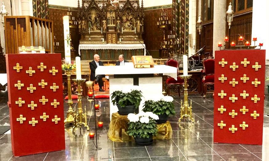 Gebedswake Allerheiligen Sint-Egidiuskerk © Lieve Desmit