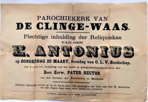 Inhuldiging relikwiekastje H. Antonius van Padua 