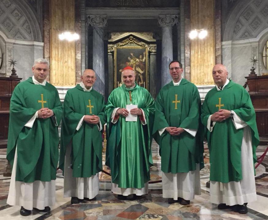 Pastoor Luc in Rome 