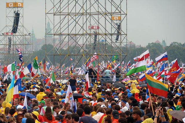 Wereldjongerendagen in Krakaw (Polen) 