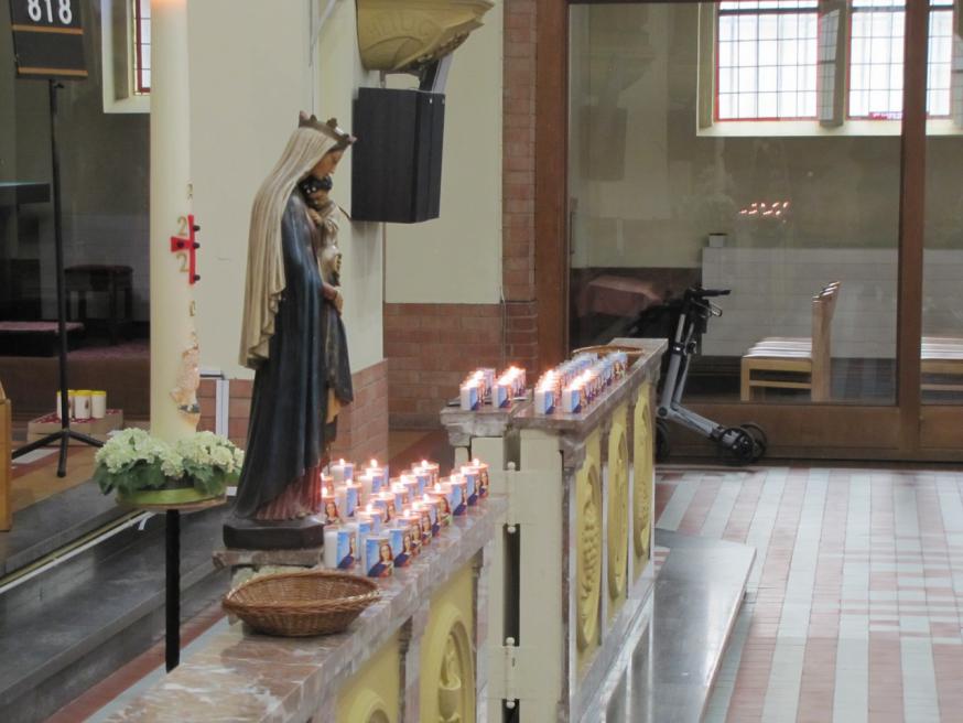 De lichtmisviering in onze pastorale eenheid. 
