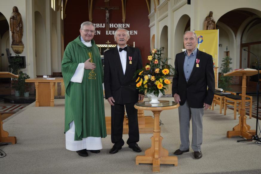 Huldiging Jef Van Dycke en Fons Gubbelmans 