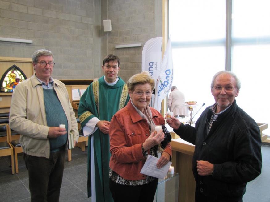 Op zondag 23 oktober had in de O.L.V.-kerk van Lutselus de zendingsviering voor de parochiale verenigingen van onze pastorale eenheid plaats, ze waren vertegenwoordigd door hun vlaggen achter het altaar. 