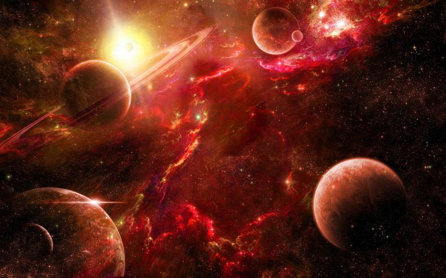 En om onze zon tuimelen planeten 