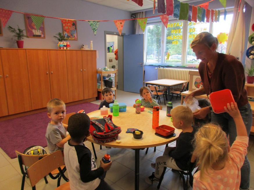 Nu draait ook onze kleuterschool op volle toeren……. 