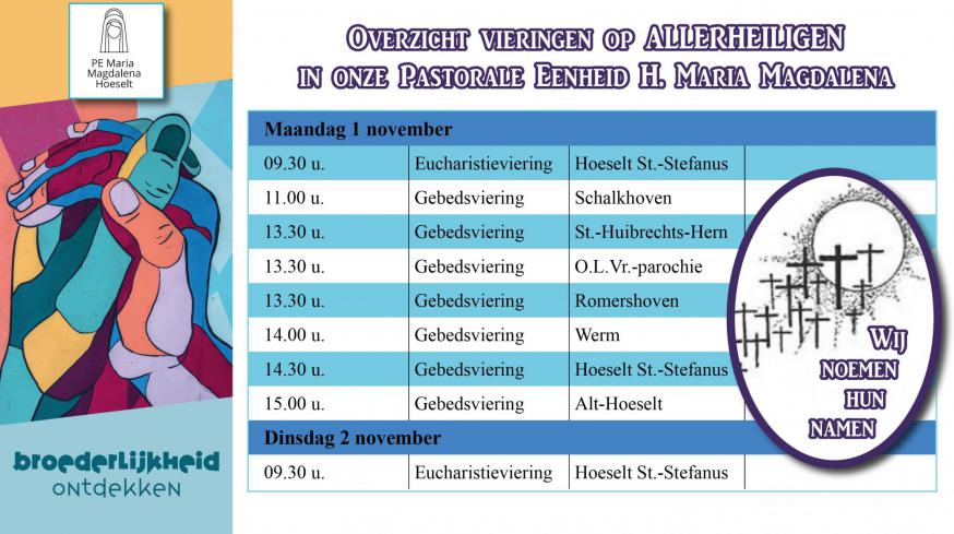 Allerheiligen in PE H Maria Magdalena Hoeselt 