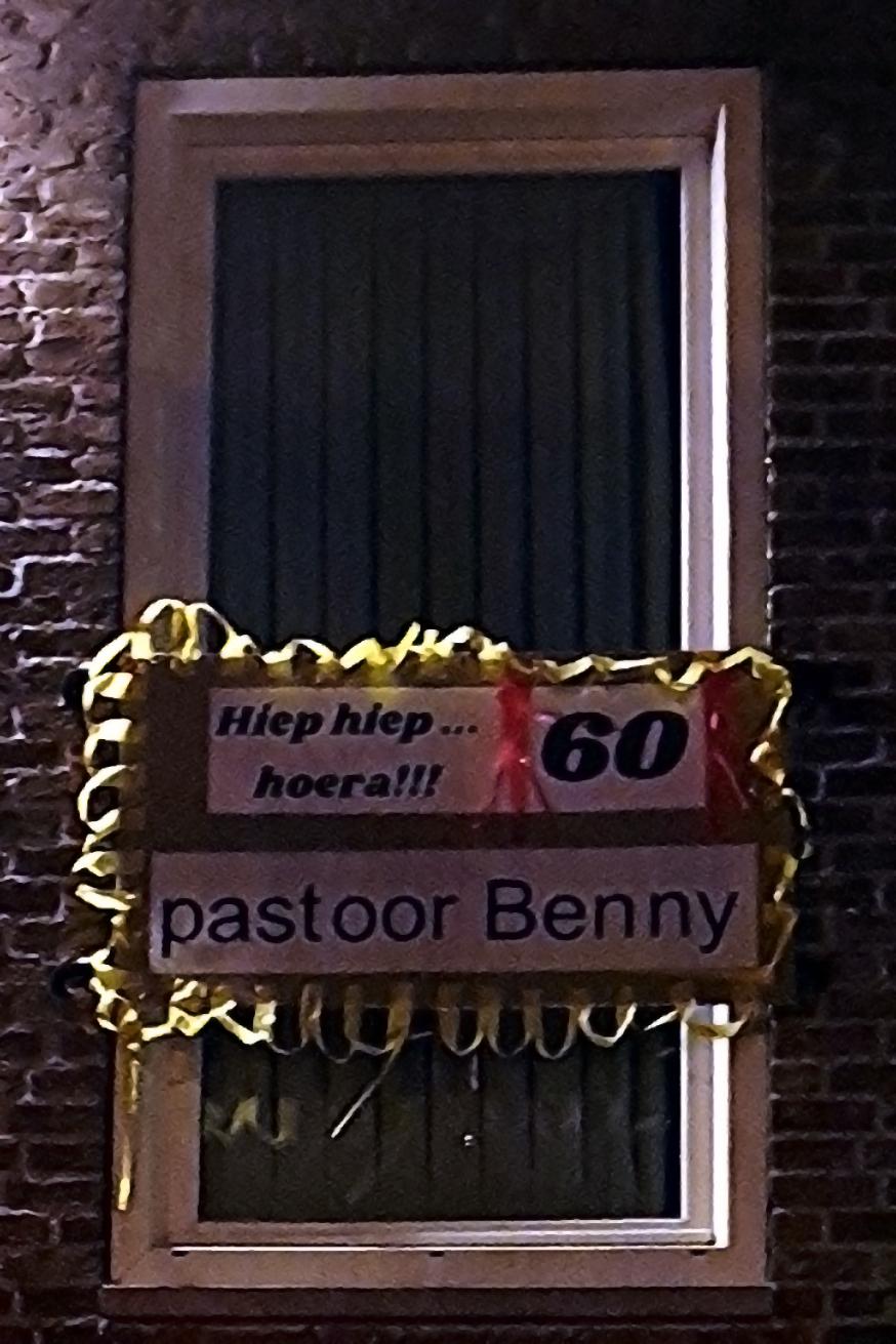 Pastoor Benny is 60 © PE Tabor Peer