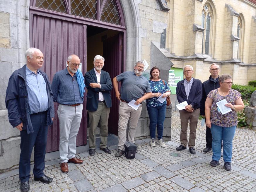 Dekenale ploeg Pelt bezoekt Reus der Kempen © Dekenaat Pelt
