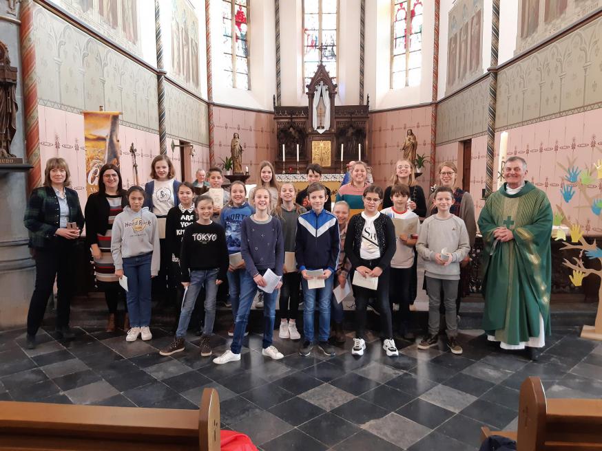 Naamopgave vormelingen Grote-Brogel © Parochie Grote-Brogel