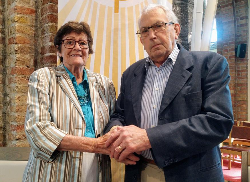 De heer Willy Devos en mevrouw Monique Logist  