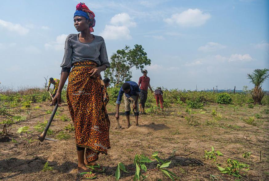 Christine Kikuku in Congo.  © Broederlijk Delen