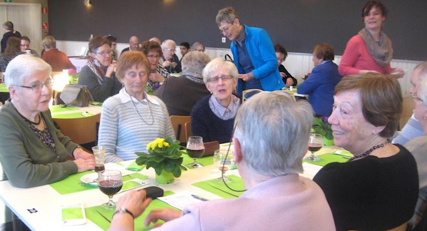 Het was weer eens een gezellig feest, op zijn Breughels, net als vroeger! © L.J. 