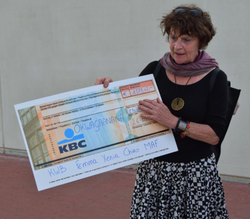 Voor dit project zet Frieda zich volledig in. Met onze steun! © parochie-archief 