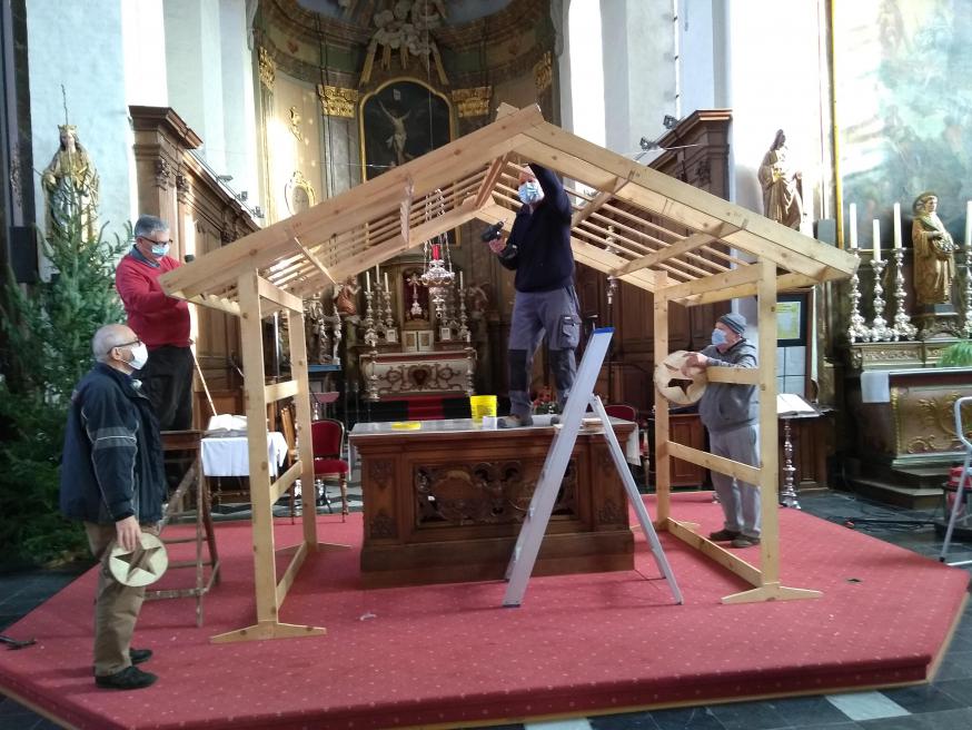 Kerststal Mollem 