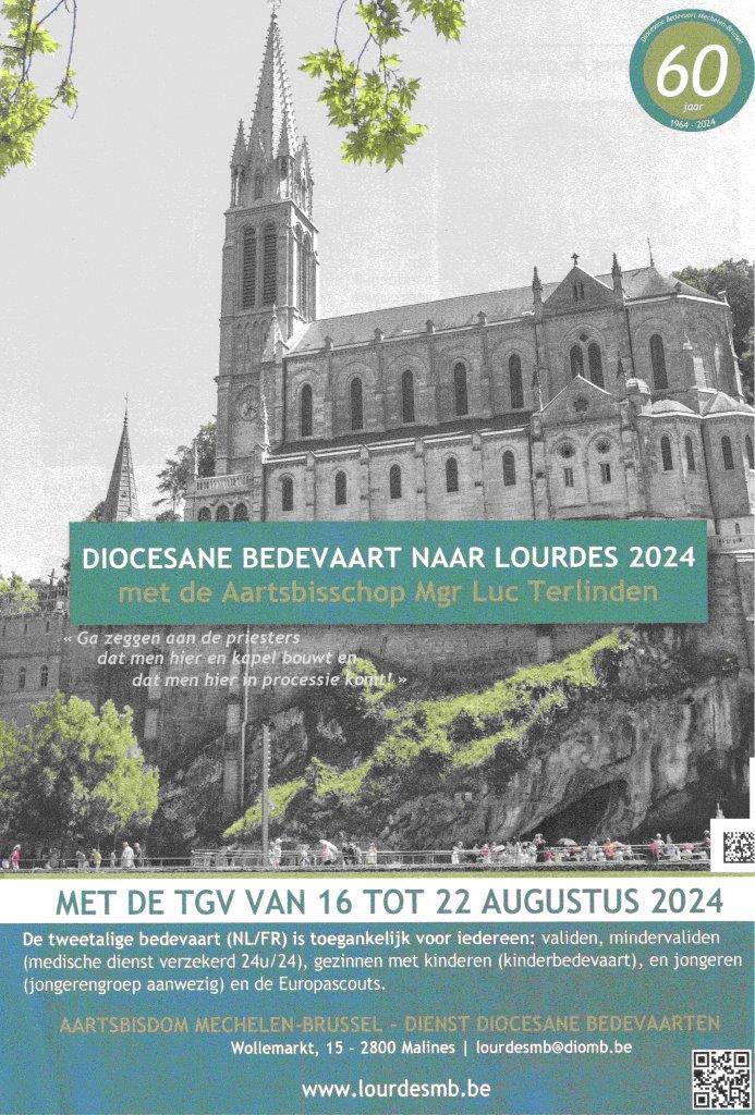 Diocesane bedevaart naar Lourdes 2024 © Diocesane Lourdesbedevaart