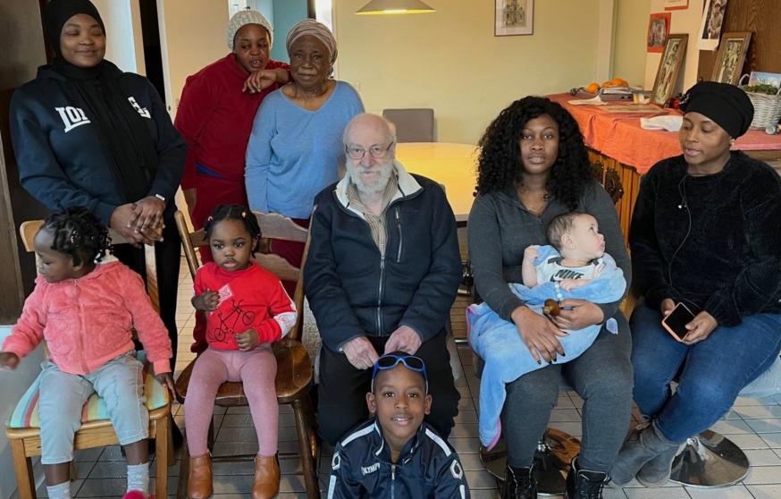 Dirk was ‘vader’ van het Vluchtelingenhuis in Wilsele © Vluchtelingenhuis