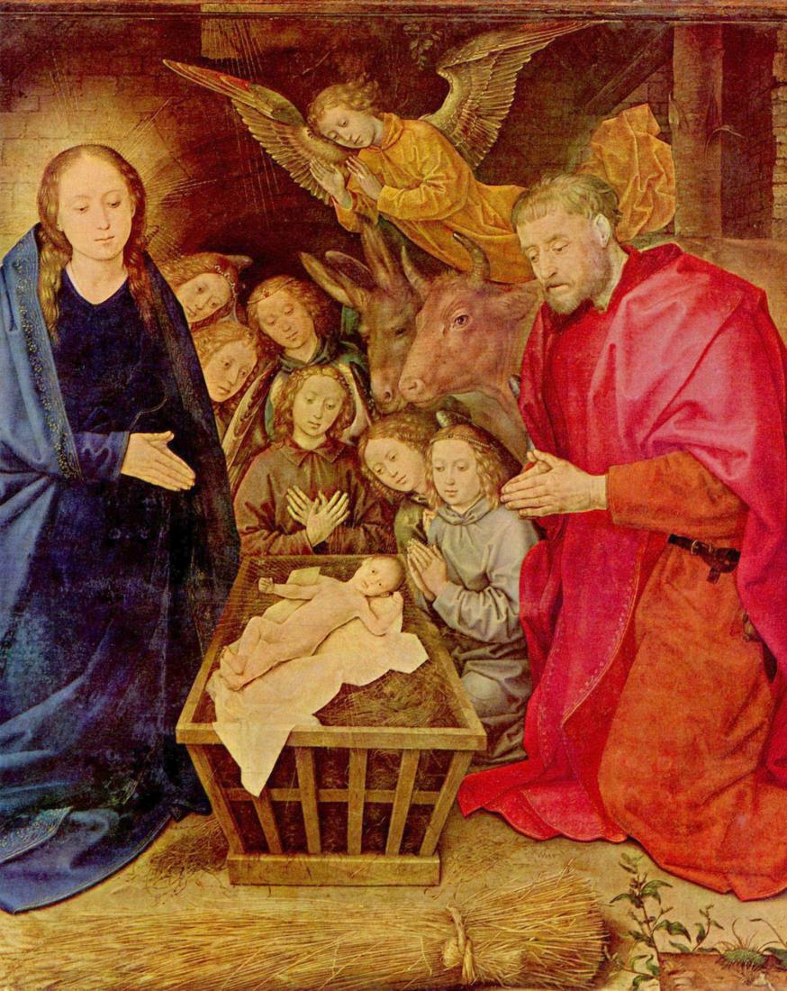 Kersttafereel door Hugo Van der Goes © Hugo Van der Goes