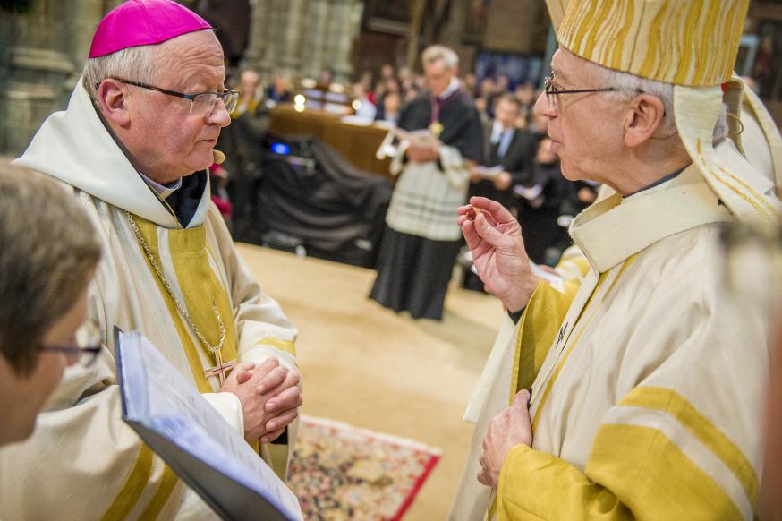 bisschop Lode en kardinaal De Kesel  © Bisdom Gent, foto: Frank Bahnmüller