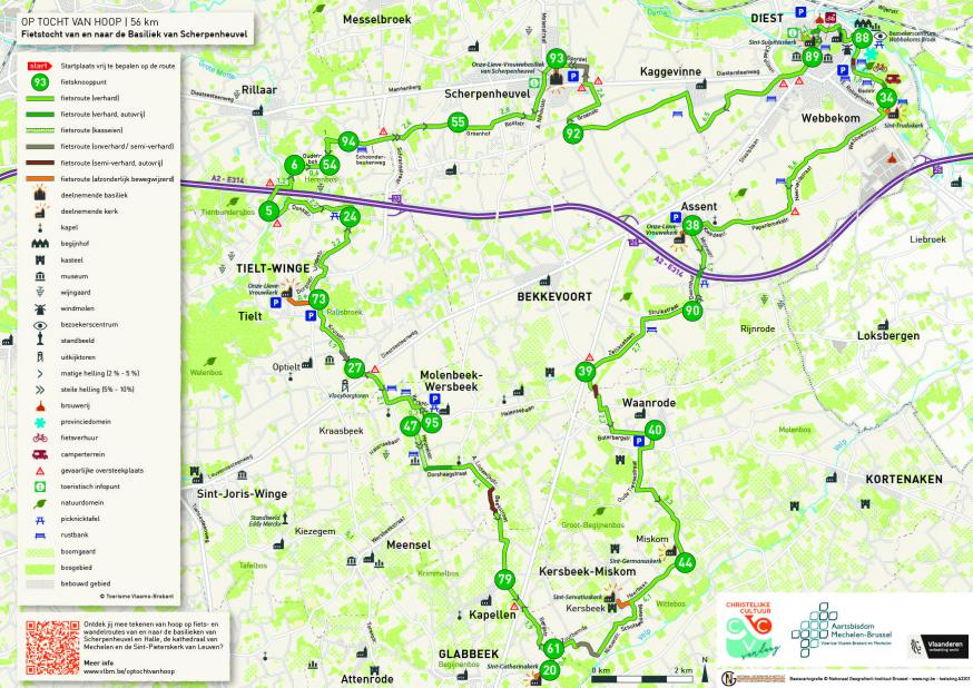 Fietsroute Scherpenheuvel 